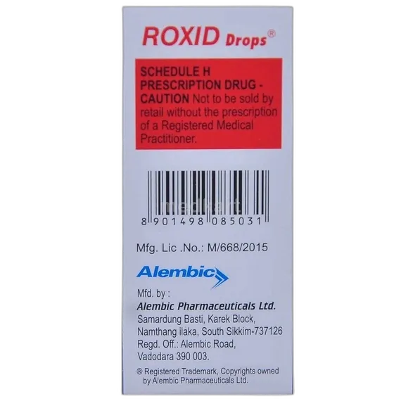 roxid drops 10 ml